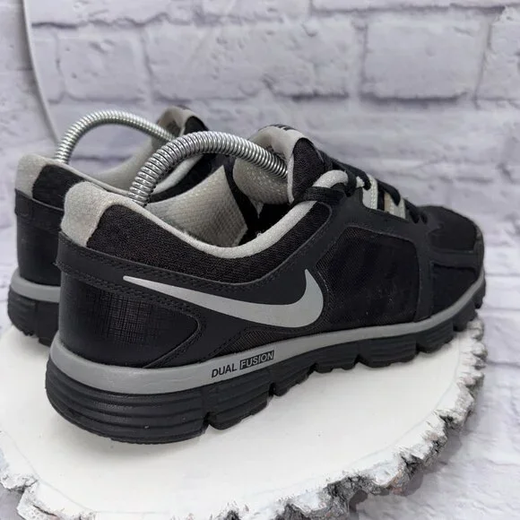 Nike Dual Fusion ST2 Womens Size 9.5 Black Sliver Training Shoes Sneakers - Picture 5 of 11